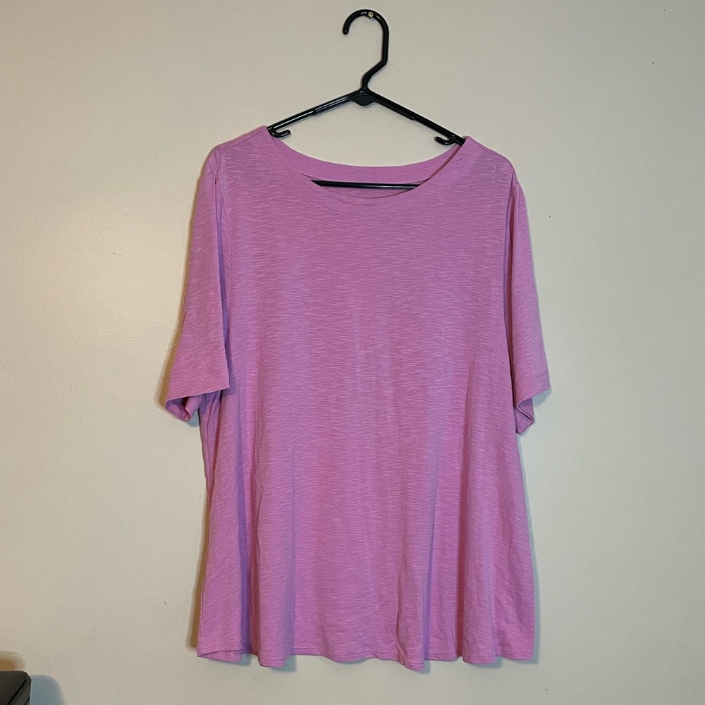 J. Jill Pima slub elbow sleeve tee size XL
